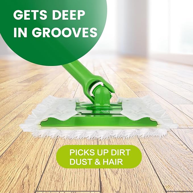100ct Dry Sweeping Cloths for Swiffer Sweeper Mop, Heavy Duty Microfiber Duster - Image 4