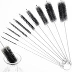 LOVEINUSA Straw Cleaner Brush, 10 Pieces 8.2 Inch Bottle Brush, Nylon Tube by LoveInUsa
