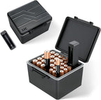JJC AA AAA Battery Case Holder for 20 Double A Battery and 14 Triple A Battery by JJC