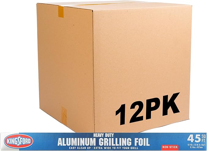 Kingsford Heavy Duty Aluminum Grilling Foil | Non-Stick Aluminum Foil by Kingsford