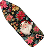 Nuxovilar Ironing Board Cover Christmas Santa Claus Pattern Polyester 15x54 by Nuxovilar