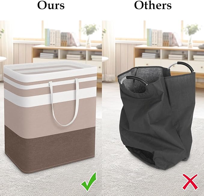 StorageRight Large Collapsible Laundry Basket Hamper - Image 5