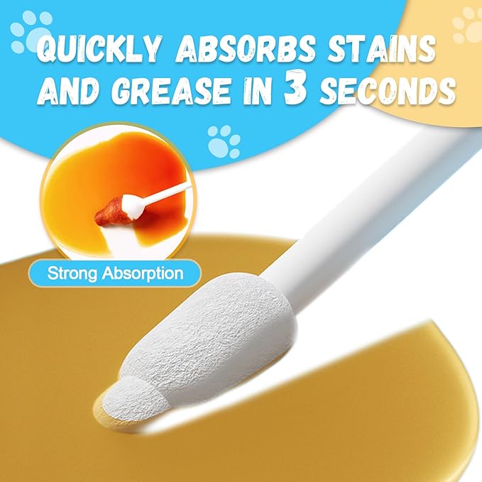 Dog Ear Cleaning Swabs 56pcs– Gourd-Shaped Cotton Tips - Image 3