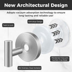 Shower Hooks for Inside Shower, No-Drill Removable&Reusable Towel Hooks for - Image 2