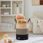 VIPOSCO Large Laundry Hamper, Tall Woven Rope Storage Basket - Image 2
