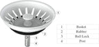 KANARY Kitchen Sink Basket Strainer Replacement - Image 3