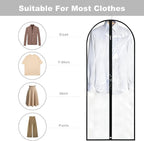 Dress Bags for Gowns Long, Suit Bag Cover for Storage and Travel - Image 3