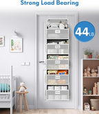 Over The Door Organizer Hanging, 2 Pack 5 Shelf Behind The Doors Storage - Image 5