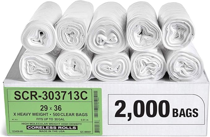 Aluf Plastics 20-30 Gallon Trash Bags Source Reduction Series Value High by AlufPlastics