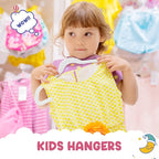 HOUSE DAY Velvet Kids Hangers 60 Pack, Premium Childrens Hangers - Image 2