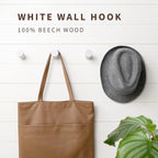 Wooden White Wall Hooks - Image 2