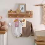 Whaline Acrylic Baby Closet Dividers Boho Hanging Acrylic Infant Clothes Hanger - Image 5