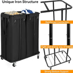 WOWLIVE Double Laundry Hamper - Image 5
