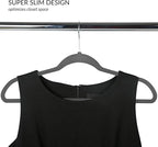 Simplify Slim Velvet Clothes Hangers | 25 Pack | Non-Slip | Shirts | Suit | - Image 3