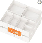Criusia Drawer Organizer Clothes, 14 Pack Dresser Organizer by Criusia