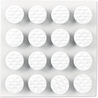 Scotch White Adhesive Bumper Pads 40 PCS, Self-Stick Rubber Pads 3/8" Round - Image 2