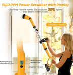 Qimedo 1500 RPM Electric Spin Scrubber - Image 4