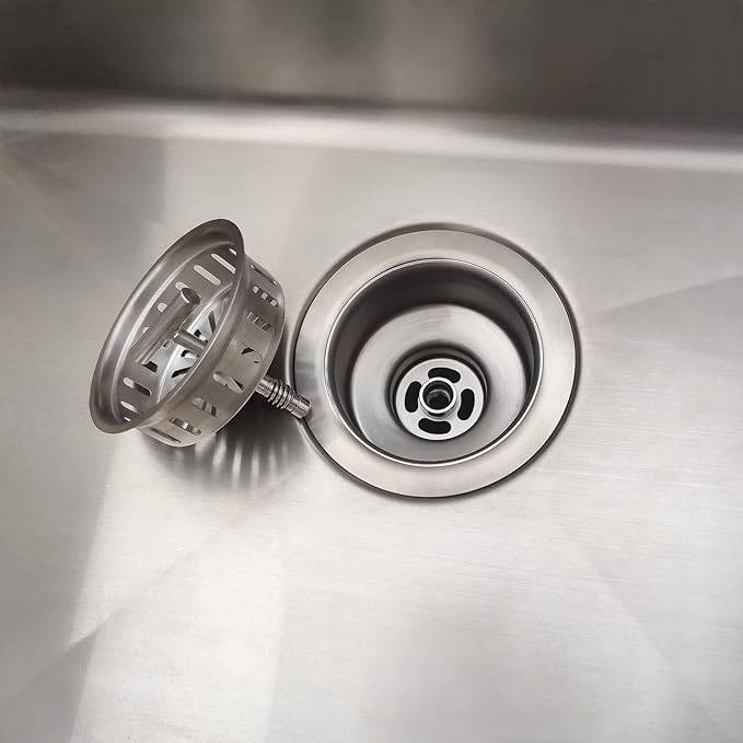 3-1/2 Inch Brushed Nickel Sink Strainers - Image 5