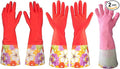 Kitchen Rubber Cleaning Gloves by Treenewbid+Official+Direct