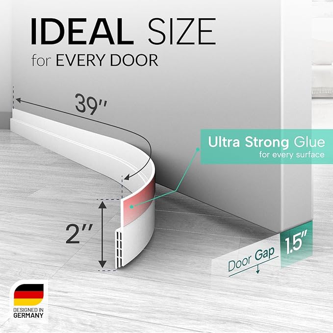 Vellure® Door Draft stoppers for Bottom of Door - Image 2