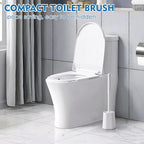 2 Pack Toilet Brush for Bathroom, Toilet Brush and Holder Set, Toilet Bowl Brush - Image 7