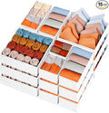 Criusia Closet Drawer Organizer Clothes, 15 Pack White Dresser Organizer by Criusia