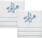 Izod - Hand Towels, Soft & Absorbent Cotton, Floral Bathroom Decor by IZOD