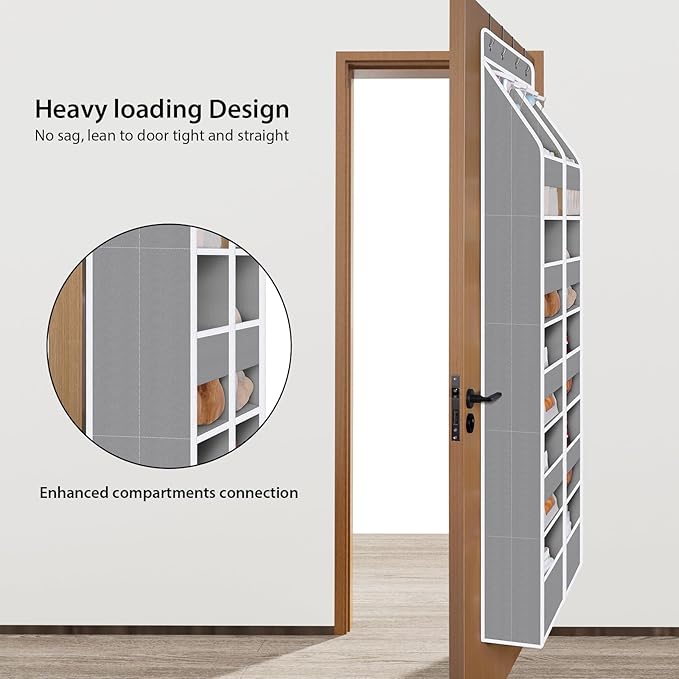 Univivi 6-Shelf Over Door Hanging Organizer Fabric Door Organizer - Image 2