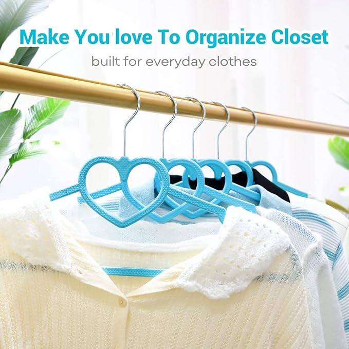 Plastic Hangers 20 Pack, Strong & Durable Adult - Image 4
