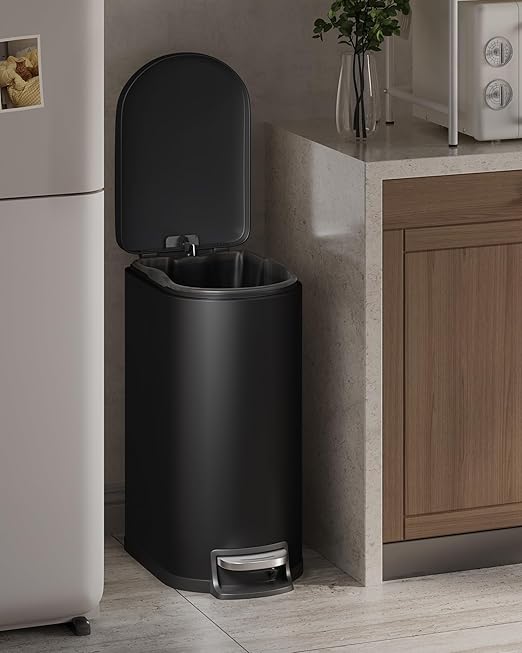 Garvee 13 gal / 50 L Metal Kitchen Trash Can - Image 7
