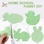Zhengmy 100 Pieces Sponges Kitchen Compressed Sponges Bulk Natural Dish Sponge - Image 3