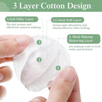 Maxcheck 1500 Pcs Cotton Rounds Bulk Exfoliating Rounds - Image 5