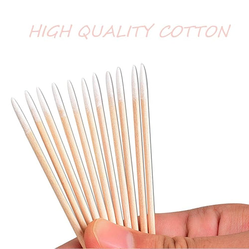 1300pcs Microblading Cotton Swab, 4 Inch Cotton Swabs Pointed Tip, Cotton Swabs - Image 2