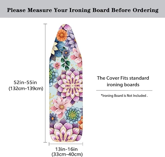 ZDCUSTOM Ironing Board Cover Replacement Scorch and Stain Resistant Ironing - Image 5
