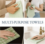 LANE LINEN Cotton Kitchen Towels Set, Quick-Drying Dish Towels - Image 9