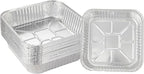 10pack- 8 x 8 Aluminum foil Pans Disposable Heavy Duty Square baking Cake Pan by Waytiffer