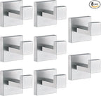Towel Hooks For Bathrooms, Brushed Nickel Towel Hook For Kitchen Bathroom by Delarkusi