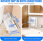 Snap Grip Mini Mop, Zero-Touch Gap Dust Cleaner - Image 6