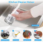 Crevice Cleaning Brush, Thin Hard Bristle Crevice Cleaning Tool Supplies - Image 4