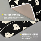 Halloween Dish Drying Mat for Kitchen Counter Spooky Ghost Holiday Super - Image 3