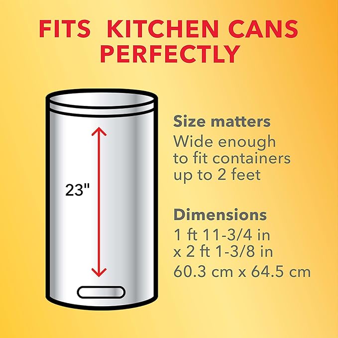 Glad Tall Kitchen Trash Bags 13 Gallon, Gain Original Garbage Bags, Odorshield - Image 7