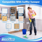 8 Pack Reusable Microfiber Mop Pads Compatible - Image 7