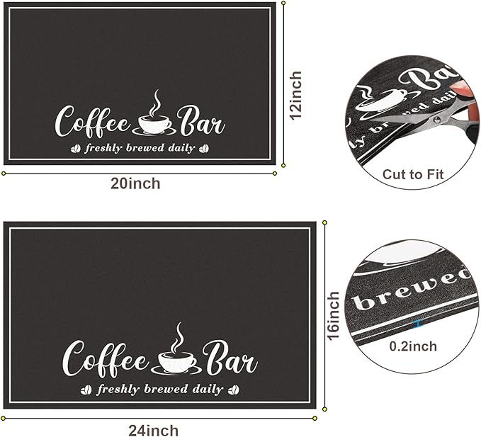 Absorbent Coffee Mat, Fashion Dish Drying Mat - Image 6