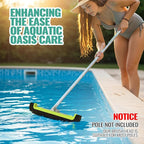 18" Pool Brush Head for Cleaning Swimming Pool Walls, Curved Ends - Image 7