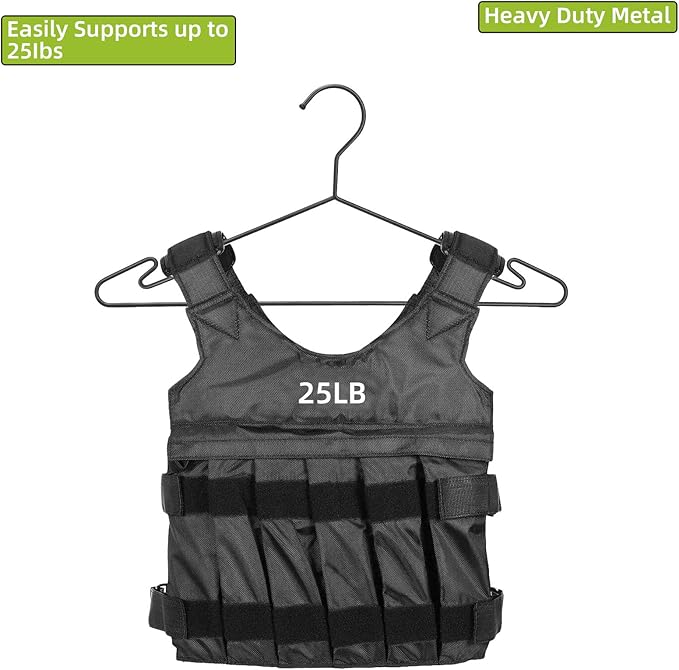 Heavy Duty Metal Hangers with Unique Hook Design Durable & Sturdy Coat Hangers - Image 5