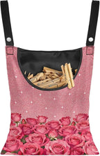 Clothespin Bag for Clothes Pin Holder for Outside and Clothes Line Pins by Unknown