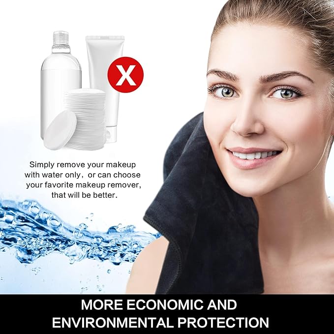 SINLAND Microfiber Facial Cloths Fast Drying Washcloth 12inch x 12inch - Image 5