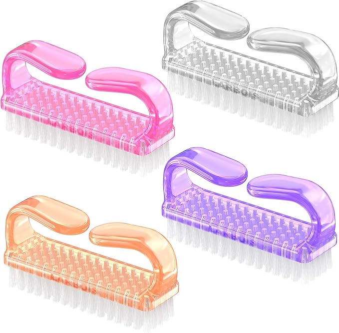 Handle Grip Nail Brush, Nail Brushes Hand Fingernail Brush Cleaner Scrubbing by Larbois