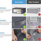 HomeHacks 6-Pack Clothes Organizer Storage Bags Foldable Storage Box - Image 4