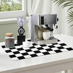 Coffee Mat Checkered Dish Drying Pad - Image 7